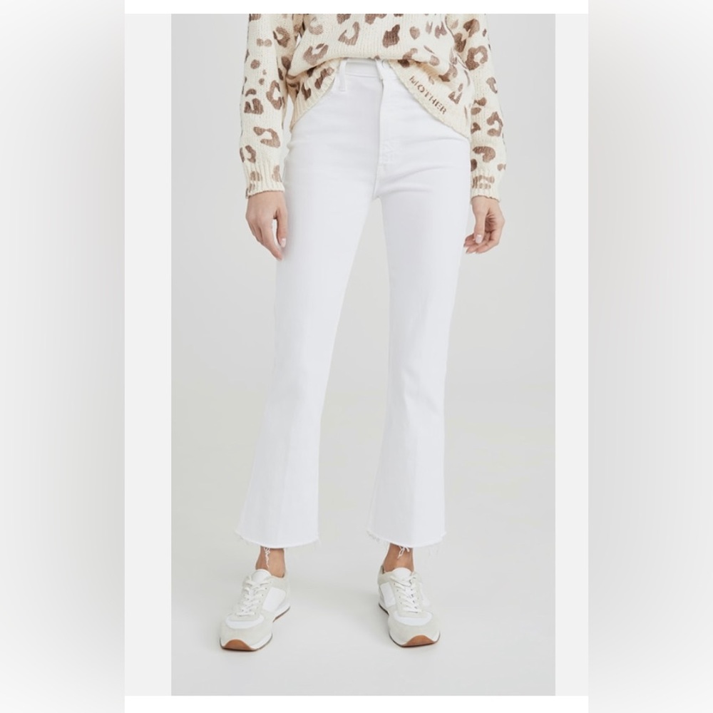 Mother Denim Hustler Ankle Fray in Fairest of them all size 27